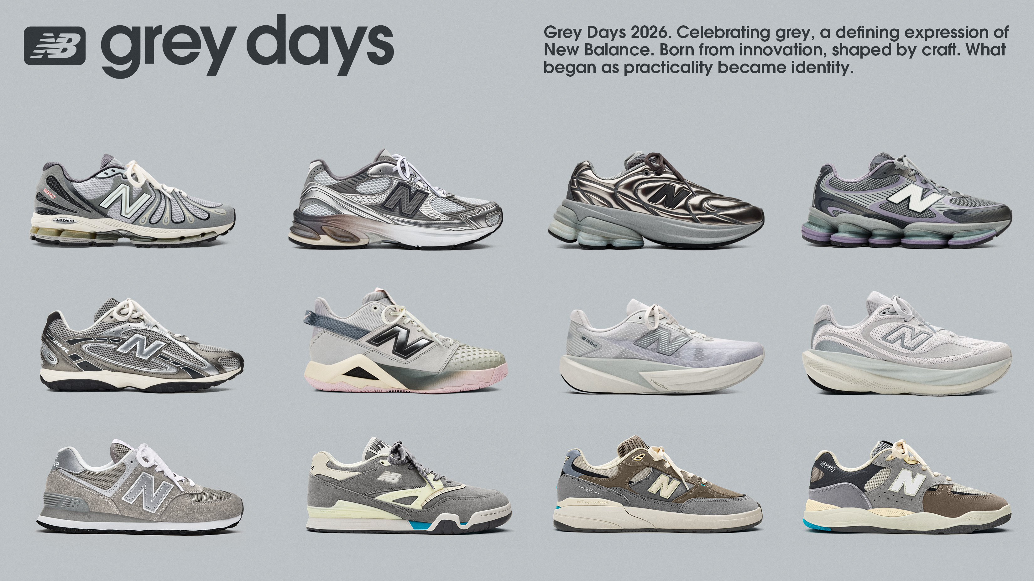 New Balance Grey Days 2026系列